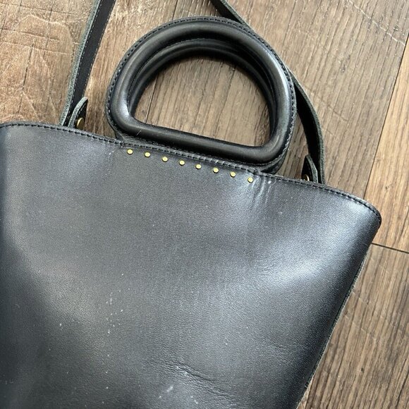 Madewell Mini Westport Crossbody Bag Black Leather - Picture 3 of 9